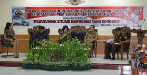Polda Sulut Siap Amankan Pemilukada Serentak 2015
