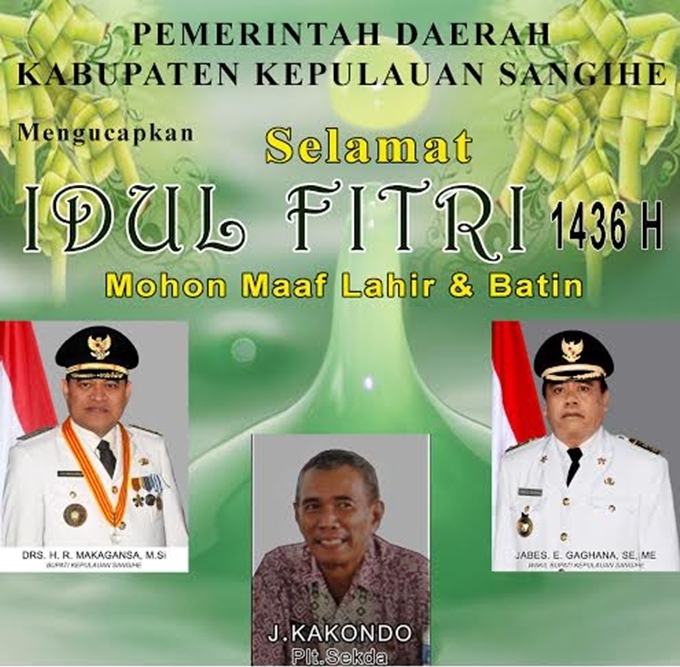 Semoga Semangat Idul Fitri 1436 H Menjadi Sarana Mewujudkan Kesejahteraan