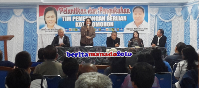 Lantik Tim Pemenang, Berlian Didukung Enam Partai Politik