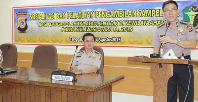 Pelatihan Pengambilan Sampel DNA Berlangsung di Polda Sulut 11 Pelatihan Polda Sulut