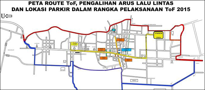 Hari Ini, Ruas Jalan Utama di Kota Tomohon Ditutup