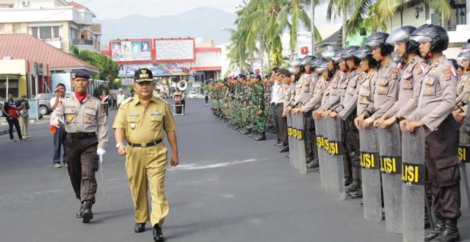 Djouhari Kansil Tinjau Persiapan Pengamanan Pemilukada