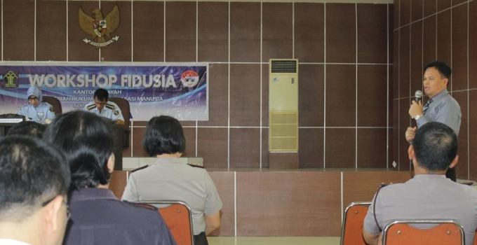 Kapolda Sulut Buka Workshop Fidusia