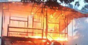 Rumah Bupati Minut Terbakar, Satu SPBU Nyaris Meledak