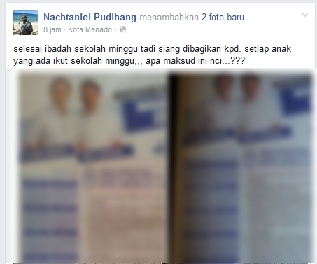 PILKADA MANADO: Anak Sekolah Minggu Diajak Kenali Lebih Dekat Program Pasangan Calon Tertentu