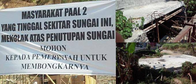 Anak Sungai Ditutup, Warga Paldua Minta Pemerintah Ambil Sikap Tegas