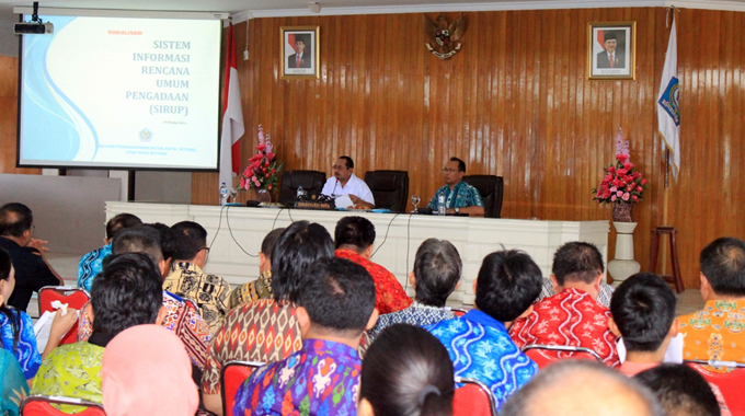 Pengadaan Barang Wajib Ditampilkan di Website