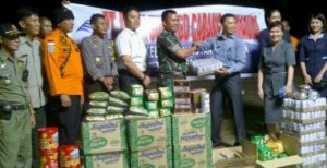 KEBAKARAN KLABAT: Bank Sulut Go Salurkan Logistik ke Posko Tanggap Darurat