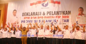 Hary Tanoesoedibjo Lantik DPW dan DPD Partai Perindo Sulut