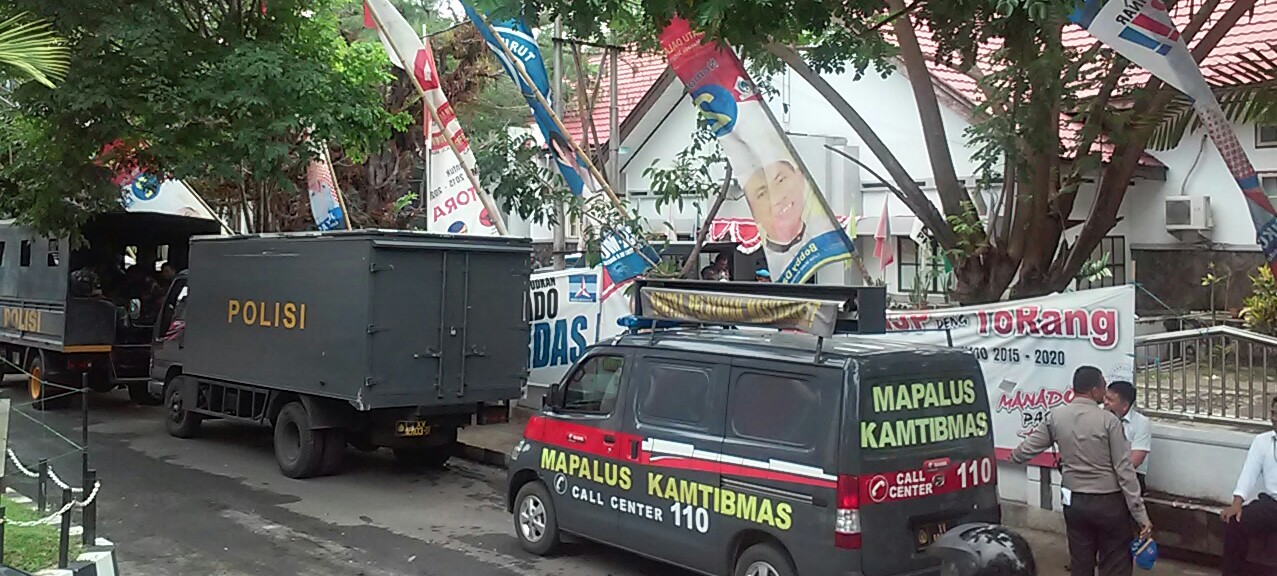 Pengamanan kpu manado