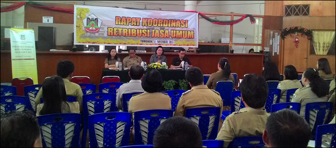 DPPKBMD Tomohon Gelar Rakor Retribusi Jasa Umum