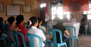 Panwas Mitra Sosialisasi Pengawasan Pendistribusian Perlengkapan Pemungutan Suara