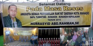 Legislator Nur Rasyid Gelar Reses di Sindulang Satu