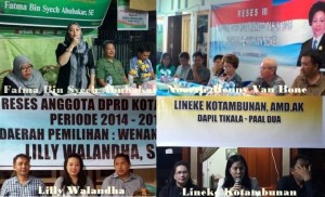 Masa Reses Ketiga DPRD Kota Manado Tahun 2015
