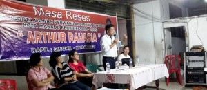 Warga Pertanyakan Proyek Normalisasi Drainase Dalam Reses Arthur Rahasia