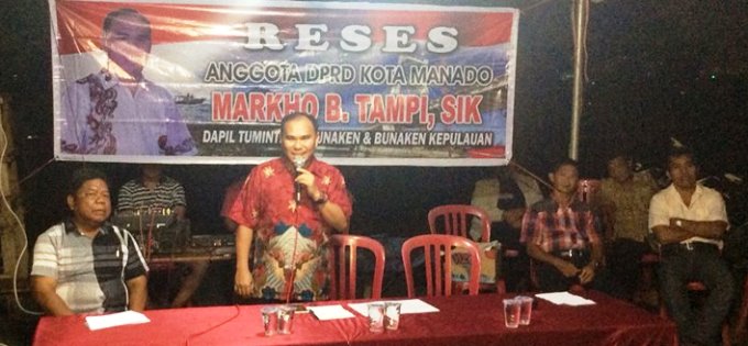 Legislator Markho Tampi Gelar Reses di Kampung Islam