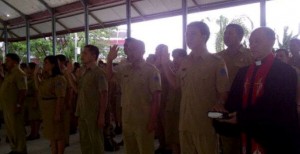 DeWo Sorot “Salam Lima Jari” di Pengambilan Sumpah ASN