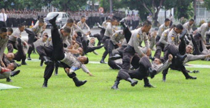 Siswa SPN Unjuk Kebolehan Bela Diri