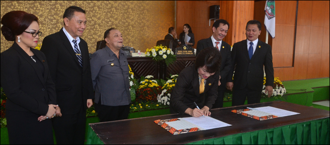 DPRD Tomohon Gelar Sidang Paripurna Pengumuman Penetapan EMAS
