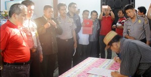 Hentikan Pertikaian, Dua Desa di Tombariri Sepakat Berdamai