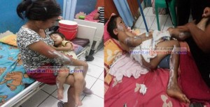 Ini Para Korban Kebakaran Rumah di Tombatu