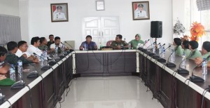 Dandim dan Bupati Mitra Bahas Masalah Kamtibmas