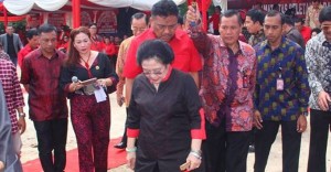 Megawati Letakan Batu Pertama Pembangunan Kantor DPD PDIP Sulut