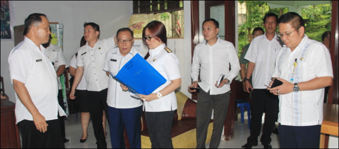 Kadis Dishutbun dan Dirut PD Pasar tak Ada di Kantor Saat Sidak Wawali Syerly