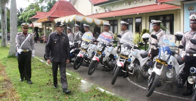 Bupati Dukung Operasi Lalin Polres 11 operasi lalin