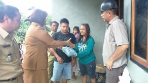 Pemkab Mitra Bantu Keluarga Korban Bencana Kebakaran