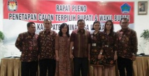 VAP-Jo Ditetapkan Sebagai Calon Bupati & Wakil Minut Terpilih 2016-2021