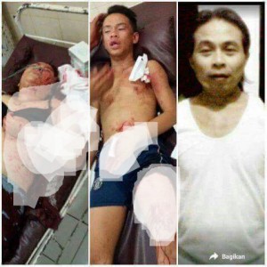 Abeng, Tersangka Pembacok Anak dan Istri Sakti!
