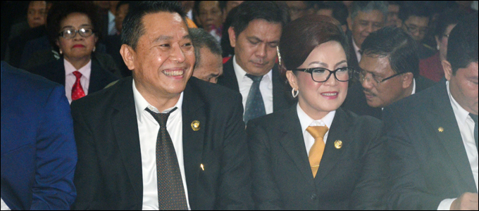 Jimmy-Syerly Hadiri Pelantikan Walikota dan Wakil Walikota Bitung