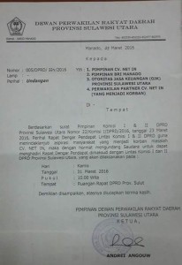 Secerca Harapan Korban Net Invest, Kamis DPRD Sulut Gelar Hearing