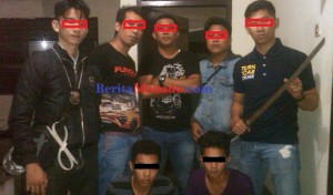 Polsek Pineleng Ringkus Dua Pria Pelaku Kekerasan