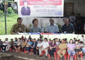 Reses Ketua DPRD Manado Disambut Antusias Warga