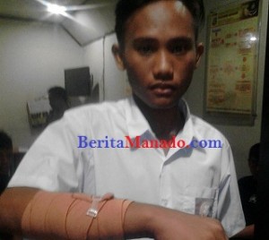 Diduga !!! Kepala Sekolah SMK Maranatha Tikala Aniaya Siswa