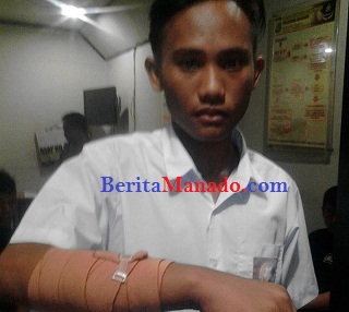 Diduga !!! Kepala Sekolah SMK Maranatha Tikala Aniaya Siswa 9 siswa korban penganiayaan guru