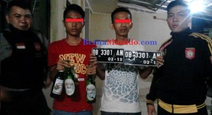 Dua Pemuda Diciduk Lantaran Plat Ganda