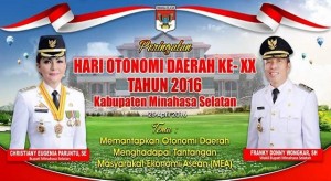 Hari Otonomi Daerah Ke-XX Minsel Raih Prestasi Gemilang