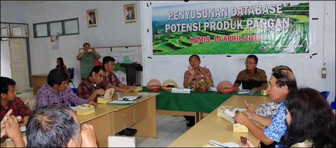 KePang Tomohon Susun Database Potensi Produk Pangan Tahun 2016
