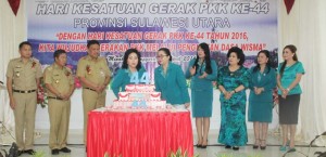 Tuan Rumah HKG ke-44 Sulut, Pemkab Mitra Bersama PKK Komit Sejahterakan Keluarga