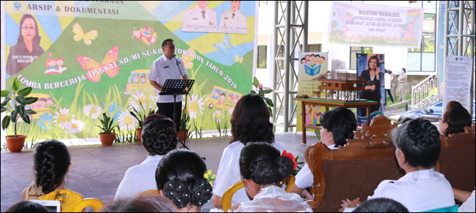 66 SD/Sederajat di Tomohon Ikut Lomba Bercerita