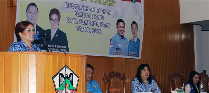 SYERLY SOMPOTAN: KNPI Merupakan Wadah Berhimpunya Perjuangan