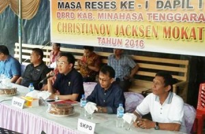 Jalan Penghubung 3 Desa Ini Prioritas JACKSEN MOKAT Diperjuangkan Pada APBD-P