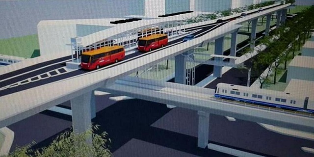 Ilustrasi jalan layang