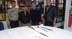 Polsek Kakas Amankan Pelaku Pemenggal Kaki