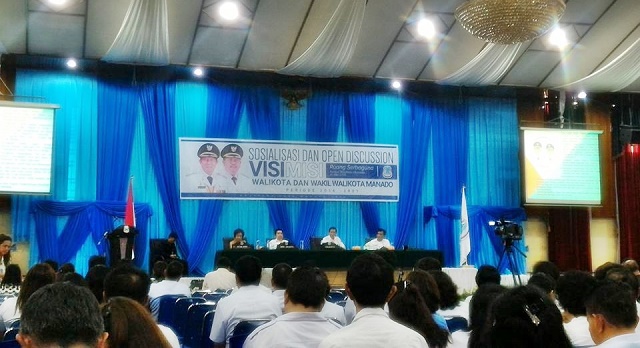 Vicky-Mor Sosialisasikan Rencana Program Pemkot Manado 2016-2021