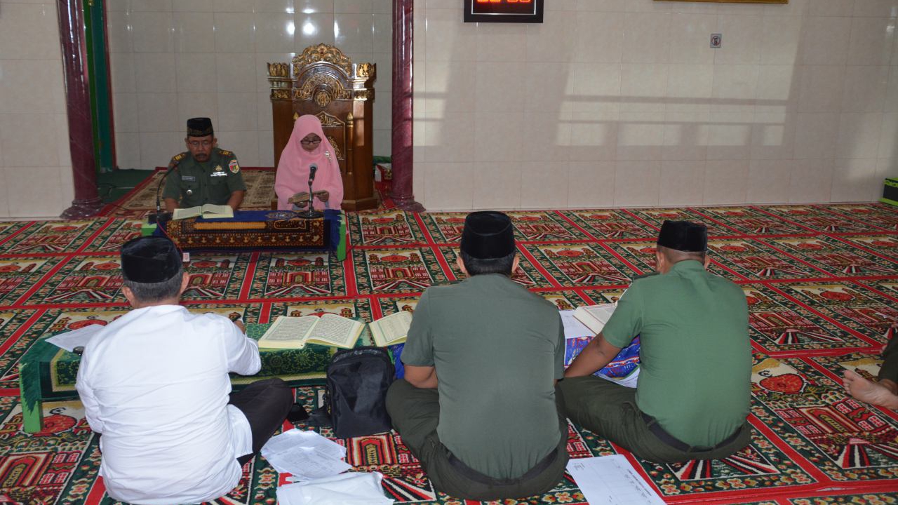 Tilawatil Quran, Saritilawah Dan Dakwah Warnai Bulan Ramadhan Di Korem 131/Santiago