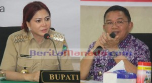 Demi WTP, VONNIE PANAMBUNAN-JOPPI LENGKONG Kerja Keras Bereskan Keuangan 2015